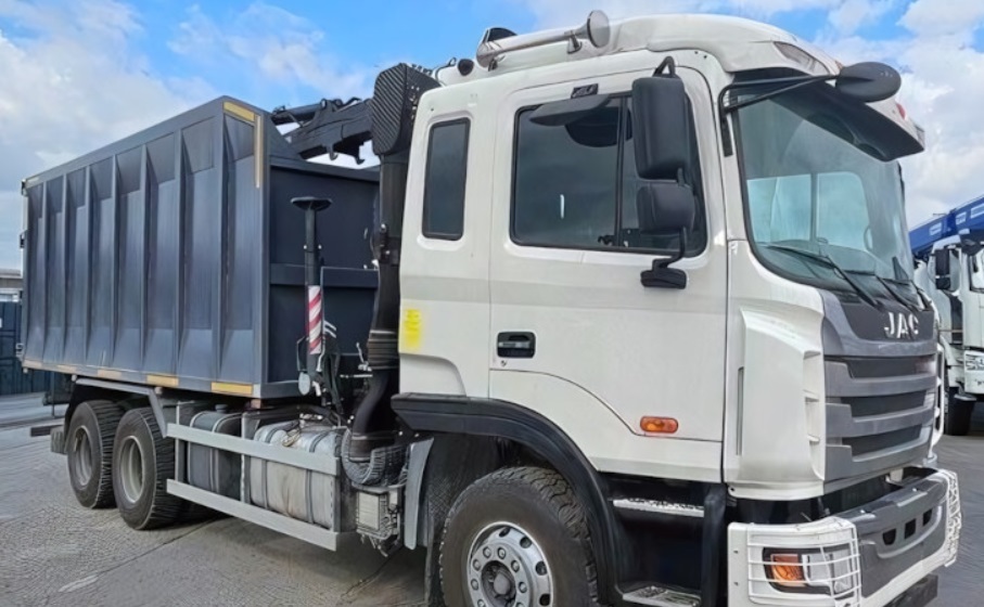 Ломовоз JAC N350 КМУ велмаш 10-74М